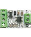 Plug And Play PWM To DAC Converter With 0 To 10V Analog Output for Arduino Mega 2560 Raspberry Pi, green connectors, top view