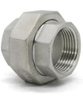 Heavy Duty SS304 Stainless Steel BSP Female Thread Union Coupling Pipe Fitting 5 Pack 3/4 Inch, close-up view