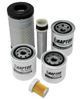 Maintenance Filter Kit Replacement For LX2610HSD Tractor With Primary Air Filter and Secondary Air Filter visible on white background.