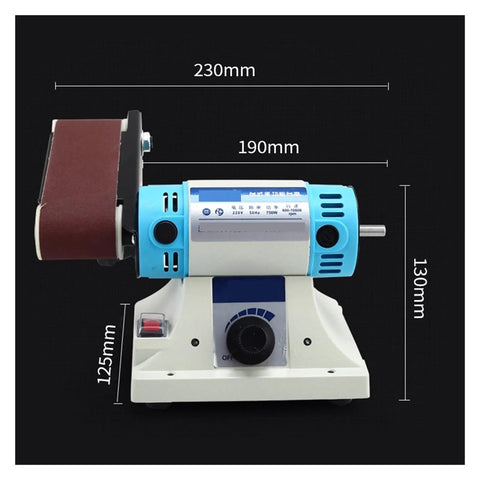 Kickass Desktop Belt Sander And Engraving Machine Featuring Rock Solid 750W High Power Motor Compact size with sanding belt.