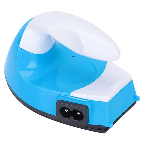 Fabater Mini Heat Press Machine With 1.5 Min Fast Preheat And Constant 180C Temp For Diy Craft Projects Name Stickers And Cloth Decals featuring blue and white design.