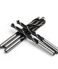 10 Piece Cobalt Coated HSS Wood Drill Bit Set, 3 To 20 Mm, Twist Flute For Easy Debris Removal, Works With Bench And Handheld Drills, Durable Metal Bits