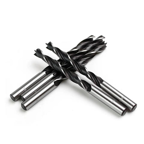 10 Piece Cobalt Coated HSS Wood Drill Bit Set, 3 To 20 Mm, Twist Flute For Easy Debris Removal, Works With Bench And Handheld Drills, Durable Metal Bits