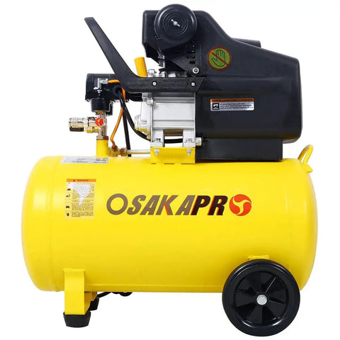 4.5HP Oil Lubricated Air Compressor 13 Gallon Horizontal Tank 115 PSI Portable Quiet Unit With Wheels For Nailing Painting Inflation Auto Repair And Workshop Tasks Heavy Duty Performance