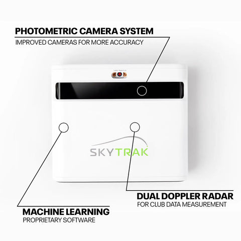 Launch Monitor And Golf Simulator With Doppler Radar And Enhanced Camera 100K Courses Real Time Simulation Wi Fi And USB C