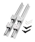 Heavy Duty 1000Mm Linear Guide Rail Kit With SBR12UU Bearing Blocks delivers Smooth Motion For Your 3D Printer And CNC Build. Aluminum rail kit with SBR12UU bearing blocks, hex keys, and handles