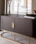 4 Pieces 3.93 Inch Gold Zinc Alloy Cabinet Handles With Hollow Geometric Design for modern cabinet doors