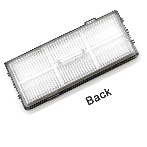 Back view of a filter from 8 Pack Replacement Vacuum Filters For S7 S7 Plus S7 Max Ultra S8 Pro Ultra S8 Plus S8 S7MaxV S7 MaxV Plus Robot Vacuums Washable Hard Floor Filters No Brainer Easy Install