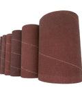 Top Shelf Quick Swap Spindle Sanding Sleeves For Oscillating Sander Multidrive Pad Replacement Kit featuring six abrasive rolls.