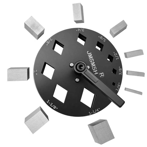 Diamond Shape Disc Cutter Set Nine Piece Punch Mold Kit For Jewelry Making with SKH9 steel die plate and diamond punches