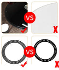 Comparison of Heavy-Duty Glass Lazy Susan Turntable For Dining Table - Round Black Lacquered Tempered Glass Rotating Tray