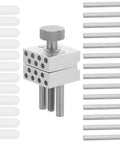 Heavy Duty Precision Mini Bench Vise Clamp for Models, Jewelry and Watches with Adjustable Width aluminum alloy body and accessories.