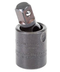Close-up of 3/8-Inch Drive Impact Universal Joint - Beefy Heavy Duty Socket Wrench Adapter For High Torque Tools, steel finish