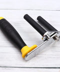 One Pair Hella Strong Grip Gypsum Board Lifter portable ceramic tile suction cup with rubber alloy handles for heavy drywall and flooring tasks.