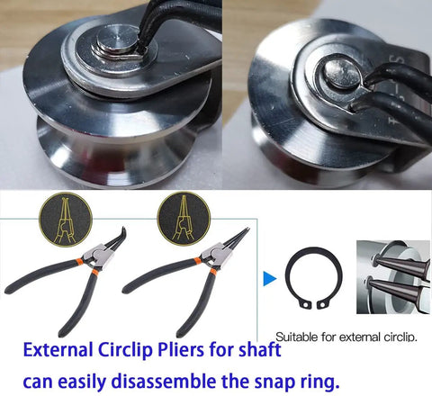 Heavy Duty Pulley Wheel Built Tough With Two Bearings For Rope Loading And Washing Line, 360 Degree Swivel Shoulder Pulley Block