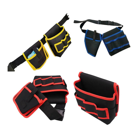 Heavy Duty 360 Swivel Utility Belt With Quick Grab Pockets Ergonomic Waist Tool Pack Jobsite Ready Tough As Nails Canvas Gear Organizer for various tools.