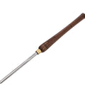 Three Eighths Inch HSS Bowl Gouge Lathe Chisel Set With 9 Inch High Speed Steel Blades, Thirteen Point Three Inch Teak Wood Handle
