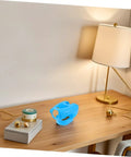 5 Piece Hollow Out Pigeon Injection Holder With Buckle Stable Fixation Feeder Rack on wooden desk near lamp