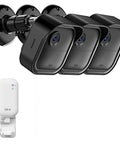 Outdoor Camera Mount Kit Three Pack Weatherproof Protective Housing And 360 Degree Adjustable Bracket Works With Blink Outdoor 4 2K Plus And Third Gen Cameras Black Durable Build
