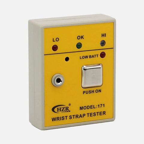 Portable Anti Static Wrist Strap Tester ESD Meter With Audible And Visual Pass Fail Indicator, small device with control panel