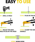 Step-by-step guide for using Black Aluminum Pop Rivets Kit 100 Pack 3/16 by 1 Inch Closed End Rivets with Large Head