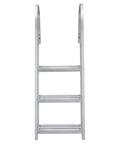 76-Inch 3-Step Marine Boarding Ladder, Heavy-Duty Aluminum, Saltwater And Freshwater Resistant, 300 Lb Capacity, Rugged Dockside Boat Access Ladder For Easy Water Exit, front view