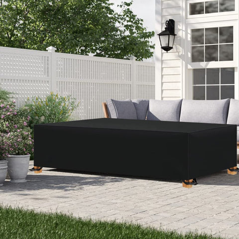 Waterproof 600D Oxford Patio Table And Furniture Cover For Outdoor Use Weatherproof And Windproof Heavy Duty UV Resistant Shield 56x28x28 Inches