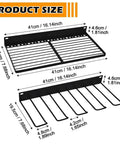 Heavy Duty Power Tool Organizer Rack With Two Levels And Four Cordless Drill Holders, Space Saving Wall Mount Shelf dimensions