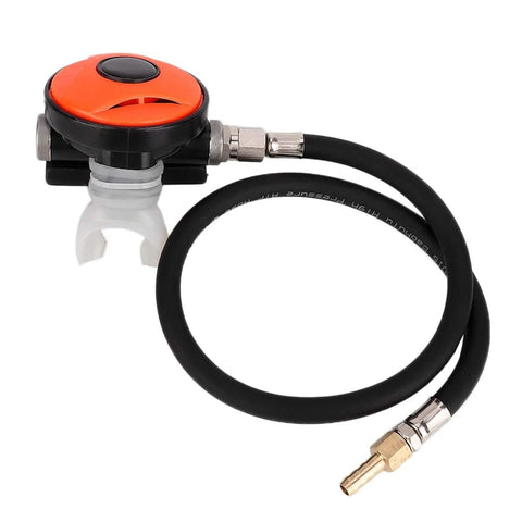 Dope Scuba Regulator Second Stage Mouthpiece For Diving Gear Hookah Dive Regulator with black hose attached