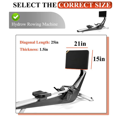 Hydrow Rower Screen Protector Cover With Ultra Soft Velvet Lining, Bulletproof Monitor Guard for 25 Inch Display shown on rowing machine.
