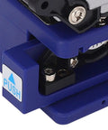 Cocoarm FC 6S Fiber Optic Splitter With Tungsten Steel Cutter showing push button mechanism for precise fiber cutting.