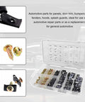 Shop Grade 170 Piece Auto Trim U Clip And Screw Kit With Nine Size Galvanized U Nuts for automotive repair parts and replacements.