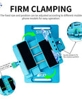 Universal Phone Screen Separator Kit With Suction Cup And Heating 360 Rotating Clamp shown with adjustable and clamping features