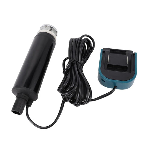 Kick Flooded Basement Blues To The Curb With This Heavy Duty 500 Gallons Per Hour Cordless Submersible Sump Pump showing pump and battery.