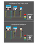 Wiring diagram for High Performance FPV Racing Drone Antenna With QMC5883L Compass Dual Output 10Hz Fast Locating Ceramic Antenna M10 25Q Chip.