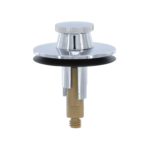 Lift And Turn Tub And Bath Drain Stopper In Chrome Finish Easy Replacement Converts Trip Lever Drains No Fuss Install Keeps Water In And Debris Out Durable Chrome Hardware For Standard Tub Drains