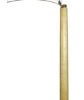 Grass Sickle With Sharp 7.7 Inch Stainless Steel Blade Lightweight Gardening And Harvest Tool For Weeding Lawn Edges And Easy One Handed Use Great For Trimming Soft Grass And Harvesting Veggies with wooden handle