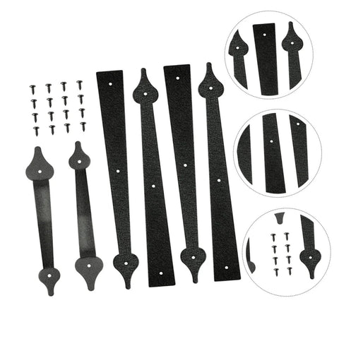 heavy duty garage door hinges set with screws for installation