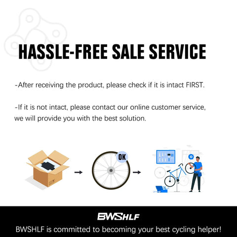 Instructions for checking and reporting issues with delivered 27.5 Inch Mountain Bike Inner Tubes 2 Pack