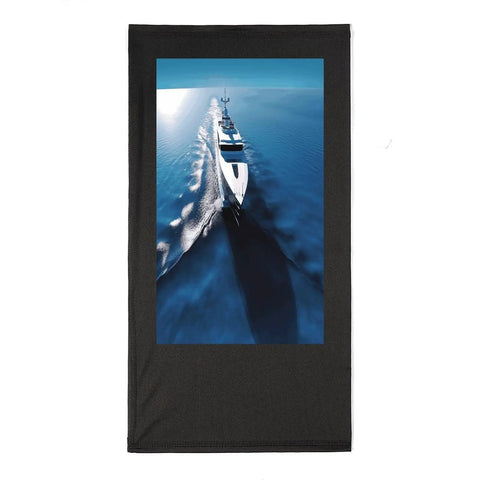 Cooling Neck Gaiter For Men And Women With Yacht Sailboat Print Sun Protection Polyester Breathable Moisture Wicking Face Mask