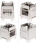 Portable Charcoal Grill With Nonstick Surface, Foldable Outdoor BBQ For Camping And Picnics, easy assembly view