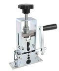 Heavy Duty Drill Powered Wire Stripper Rock Solid Adjustable Electric Cable Stripping Tool close-up view of metallic design.