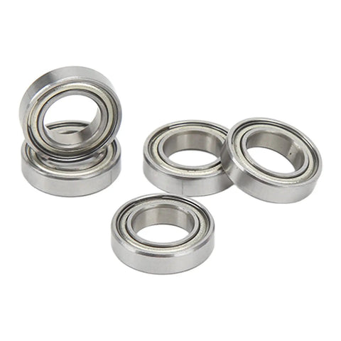 High Performance Steel Shielded RC Ball Bearings Kit For One Tenth And One Eighth Remote Control Cars Ten Pieces Silver