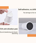 Level Up Your Sleep Setup With These Boss Stick On Headboard Stoppers Adjustable Anti Shake Bed Frame Stabilizer Pads That Crush Noise And Shield Your Fresh Drywall, showing a self-adhesive EVA anti-vibration pad.