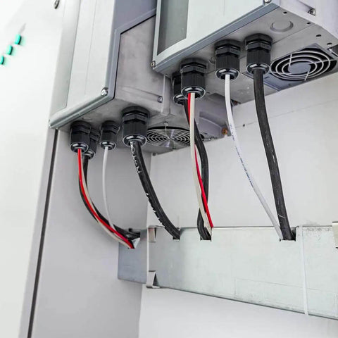 Installed 25 Pack PG16 Cable Glands Heavy Duty Waterproof IP68 Adjustable 8.5-14mm with Rubber Gaskets M22 X 1.5 Wire Connector
