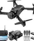 Beginner Friendly Foldable Drone With 1080P HD Camera FPV Live View Altitude Hold One Key Takeoff And Landing RC Quadcopter with accessories