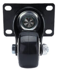 Solid 2.5 Inch Heavy Duty Swivel Casters Featuring Twin Ball Bearings And Quiet Rolling Polyester Wheels for carts.