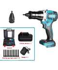 Full Automatic Brushless Electric Rivet Nut Gun With Pure Copper Motor For Aluminum Steel Fasteners with battery and charger