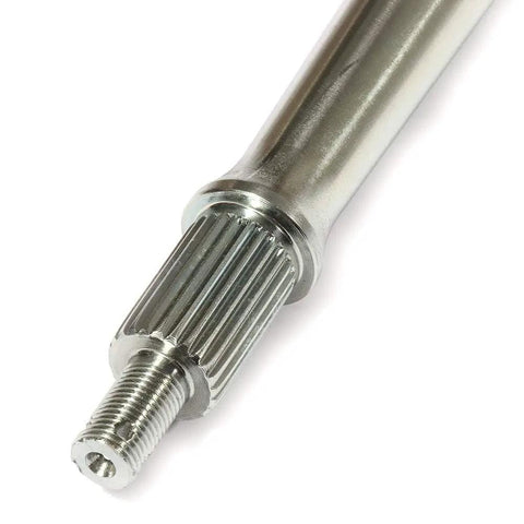 Close-up of Rear Wheel Axle Replacement For Yamaha Raptor 660R 2001 To 2005 Go Kart ATV Heavy Duty 4340 Chromoly Steel Built To Last Axle Shaft