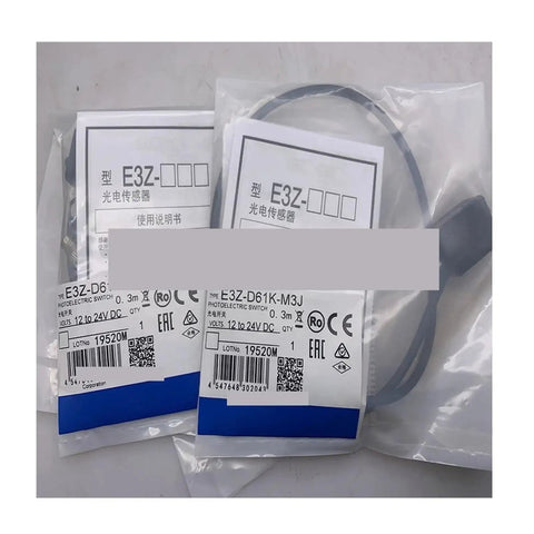 Proximity Switch Sensor E3Z D61 D62 D81 D82 R61 R81 T61 R62 Rock Solid Dope For Industrial Automation High Precision Detector For Machinery And Equipment Easy Mounting Fast Response Wide Sensing Range packaged E3Z-D61K-M3J with cable